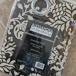 Curtain Panel: Chocolate Grommet